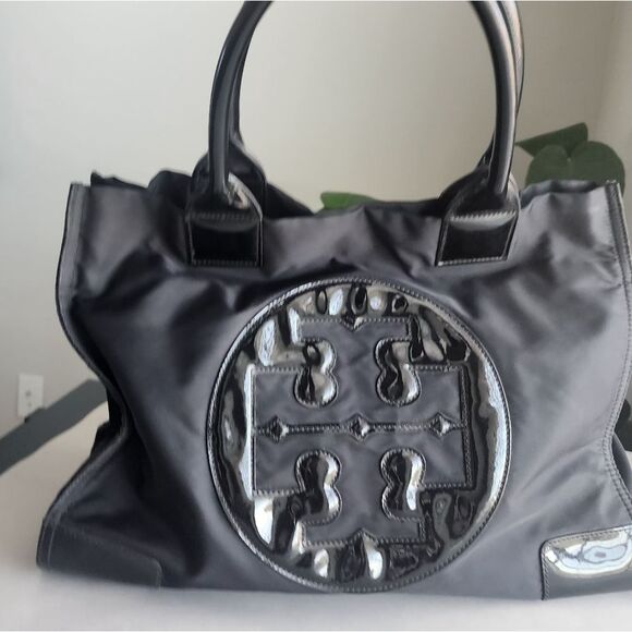 Tory Burch Ella Black Tote - Picture 12 of 14